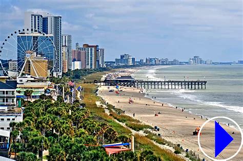 myrtle beach travel park webcam|Beach Cam ️ 